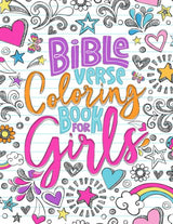 Bible Verse Coloring Book for Girls WoodArtSupply