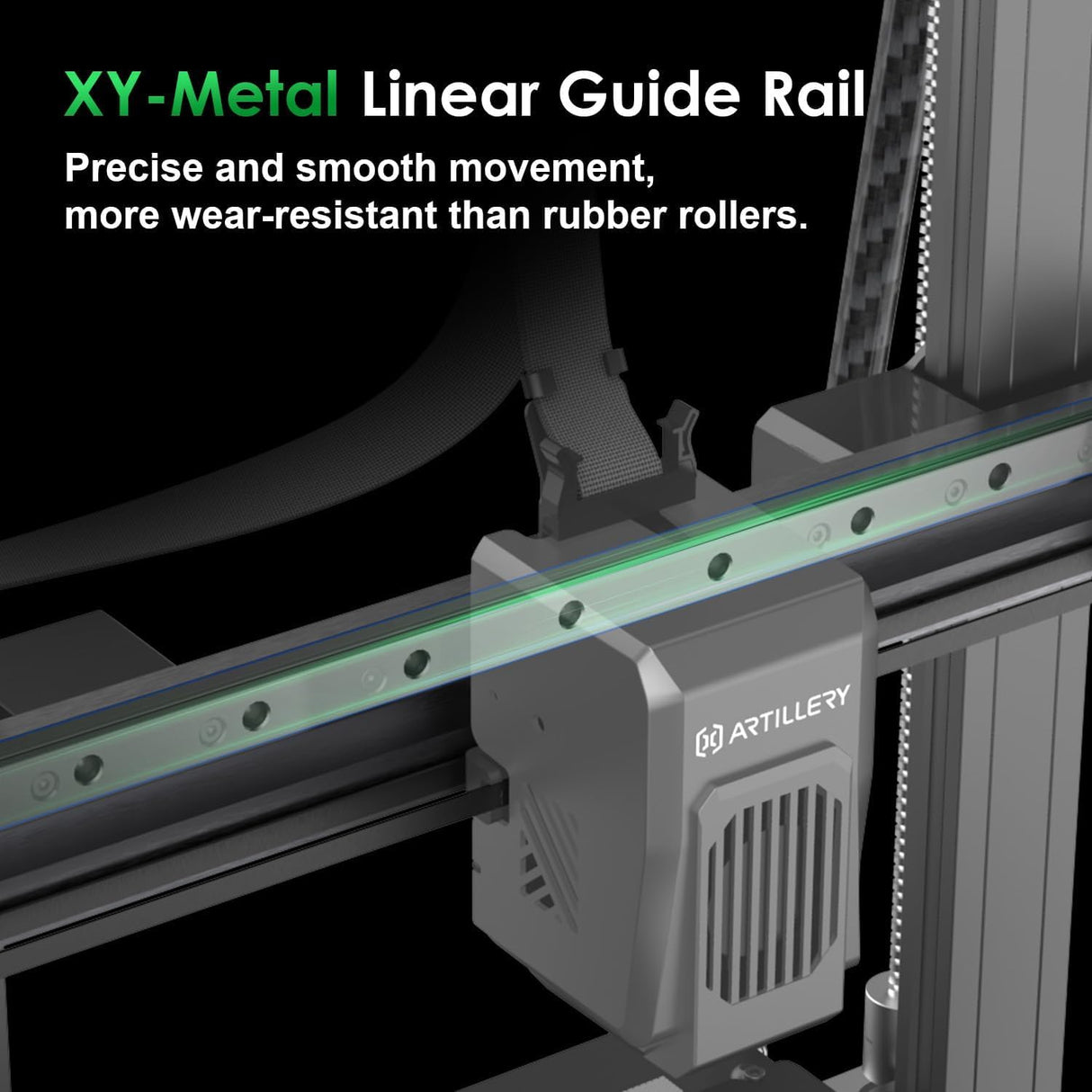 Artillery 3D Printer Sidewinder X4 Pro, 500mm/s High Speed FDM WiFi Printer with Auto Leveling Resonance Compensation, X Y-axis Linear Rail and High-Temp Nozzle Extruder 9.44 x9.44x10.23Inch Artillery
