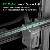 Artillery 3D Printer Sidewinder X4 Pro, 500mm/s High Speed FDM WiFi Printer with Auto Leveling Resonance Compensation, X Y-axis Linear Rail and High-Temp Nozzle Extruder 9.44 x9.44x10.23Inch Artillery