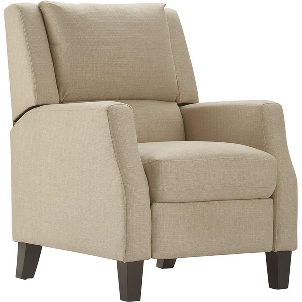 Pemberly Row Modern/Contemporary Push Back Recliner Chair Sand Pemberly Row