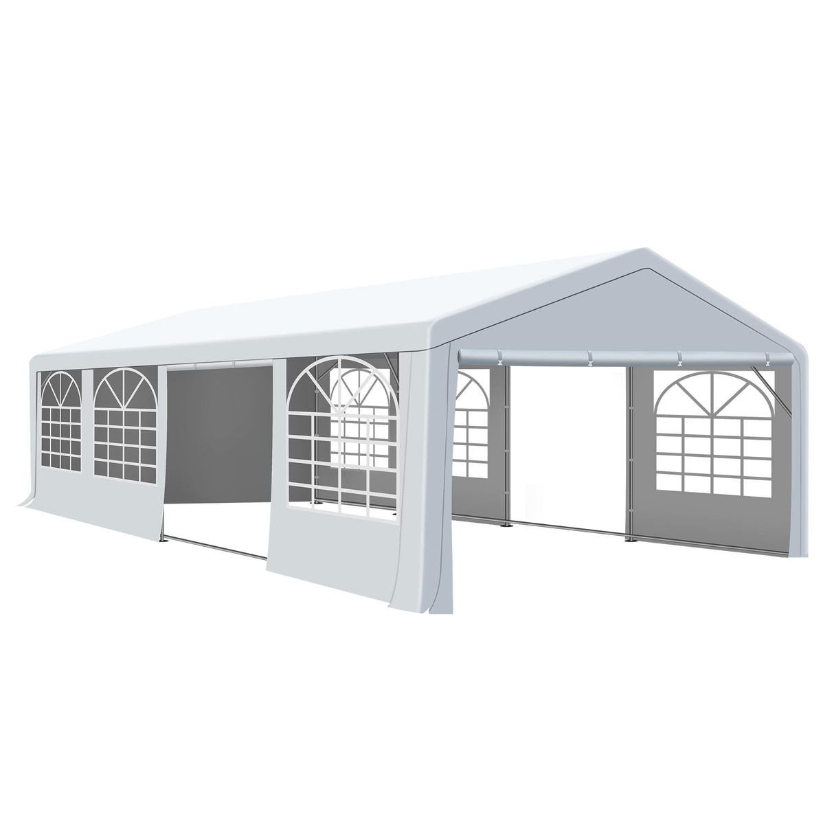 20'x30' Heavy Duty Party Tent, Large Party Canopy Wedding Event Tent with Removable Sidewalls & 4 Sand Bags for Parties, Carpas para Fiestas (20x30 FT) HOWSVN