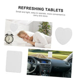 SOLUSTRE 1 Set Air Freshener Sublimation Car Freshener Coverlet Sublimation Blanks Air Freshner Cars Cars Felt Inside The Car White Product SOLUSTRE