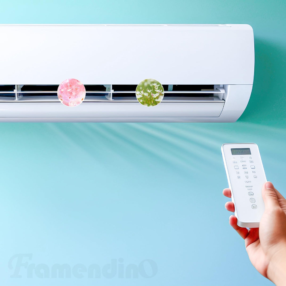 Framendino, 4 Pack Sublimation Blank Car Air Vent Clips Heat Transfer Car Outlet Perfume Clip Auto Diffuser Vent Clip Car Scent Diffuser Clip Car Exhaust Outlet Accessories Round Framendino