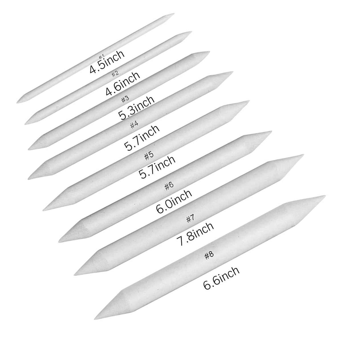 21 Pcs Blending Stumps and Tortillions Set with Sketch Sandpaper Pencil Sharpener Pointer and Pencil Extension Tool Drawing Art Kneaded Eraser for Student Sketch Drawing Set by VENCINK VENCINK