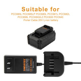 Shentec 20V Li-ion Charger PCC692L PCC691L Compatible with 20V Porter Cable PCC685L PCC680L PCC681L PCC682L PCC699L,Also Compatible with 20V Black & Decker LBXR20 LB20 LBX20 Lithium Battery Shentec
