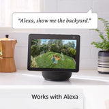 Ring Spotlight Cam Plus, Battery | Two-Way Talk, Color Night Vision, and Security Siren (2022 release) - White Ring