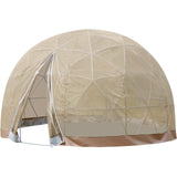 VEVOR 9.5FT Garden Dome Bubble Tent, Upgraded Geodesic Dome Greenhouse with Transparent TPU Cover and Polyester Gauze, Waterproof Garden Dome House Suitable for Patio and Dining Places VEVOR