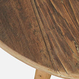 Jofran Reclamation 36" Round Rustic Reclaimed Solid Wood Coffee Table Jofran Inc.
