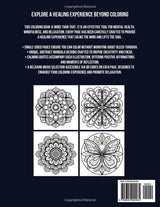 Relaxing Music Mandala Coloring Book: A Mindfulness and Meditation Therapy for Adults with Calming Quotes, Abstract Zen Designs, and a Music Selection for Stress Relief, Anxiety, and Mental Health WoodArtSupply