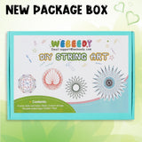 WEBEEDY DIY String Art Kit Craft for Beginners Flamingo String Art Nail String Art Kit DIY Craft Kit Art Supplies DIY Craft Projects Winding Drawing Package Set Christmas Unique Wall Decor Gift WEBEEDY