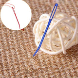 18 Pieces Yarn Needle,Tapestry Needle Bent Embroidery Needles Bent Tip Needles,Large-Eye Blunt Needles with Random Box for Knitting Crochet (Random Color) UOOU