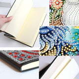 50-Page A5 Cat Diamond Art Painting Notebook for Adults - Holiday & Birthday Gift Journal FRANDEK