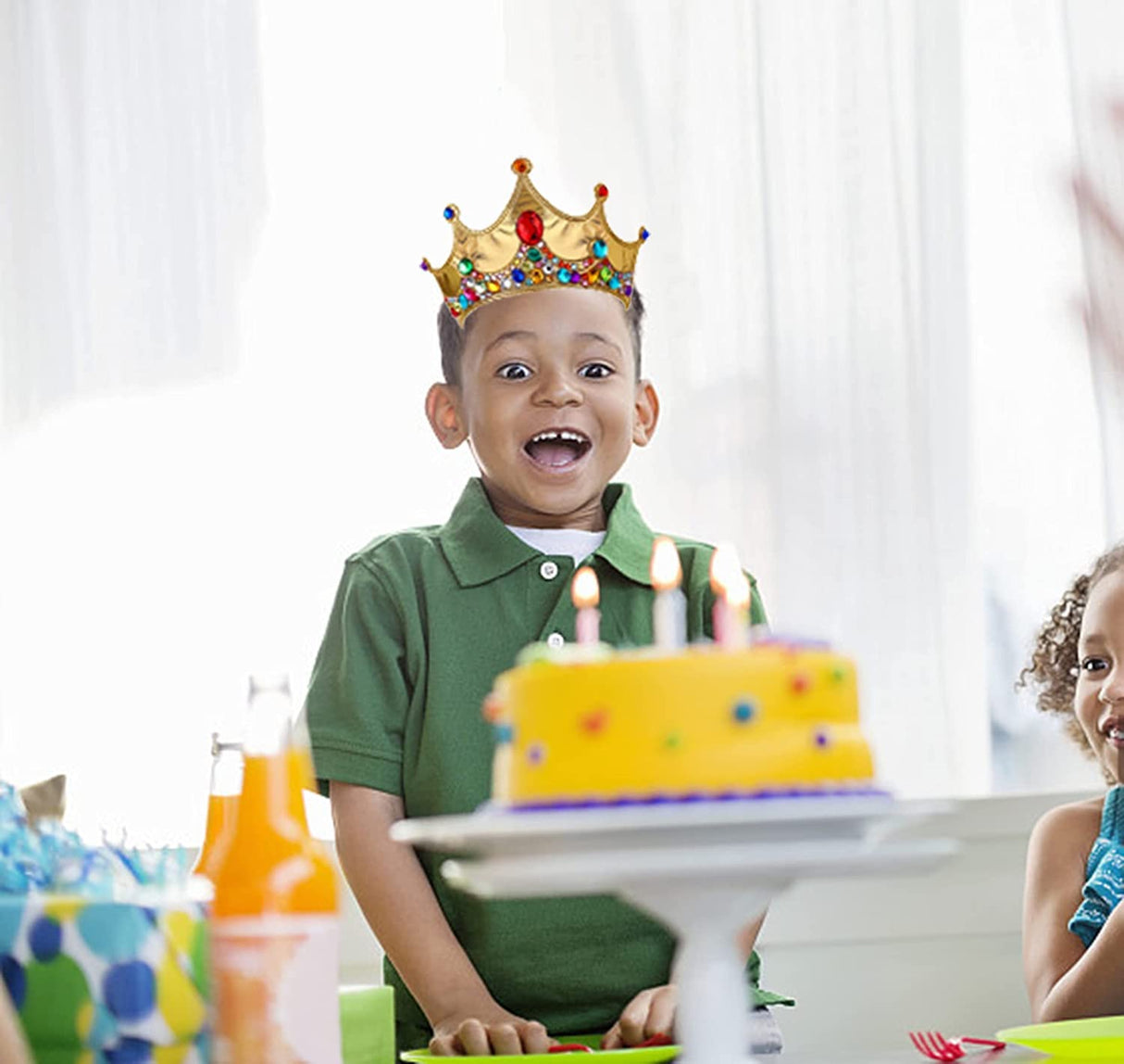 Richness Kids Crown Craft DIY Tiaras Make Your Own Crowns at Birthday Party Favours 12pcs (Gold) … RICHNESS