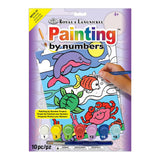 Royal Brush MFP-6 My First Paint by Number Kit, 8.75 by 11.375-Inch, Sea Animals Royal & Langnickel