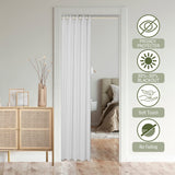 Wood Door Curtain,Barn Rural Village Farm Room Divider Curtain Cover for Privacy,Rustic Farmhouse Wooden Door Closet Door Cover Curtain for Bedroom Living Room 1 Panel,34" W X 80" L Castle Fairy