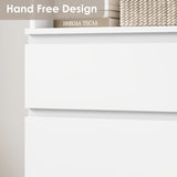 GarveeHome 70 Inches Bookcase with Drawers, Tall Bookshelf Farmhouse Bookcases Wooden Deep Bookshelves Storage Cabinet Organizer for Living Room, Study, Kitchen, Home Office GarveeHome