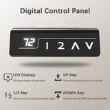 Furmax Electric Height Adjustable Standing Desk Large 63 x 24 Inches Sit Stand Up Desk Home Office Computer Desk Memory Preset with T-Shaped Metal Furmax