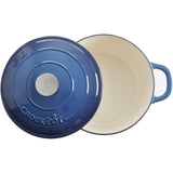 Crock-Pot Artisan Round Enameled Cast Iron Dutch Oven, 5-Quart, Blue Crock-Pot