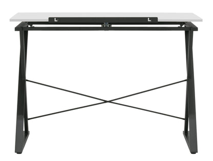 Studio Designs Modern Axiom Artists Drawing Table - Charcoal and White - WoodArtSupply