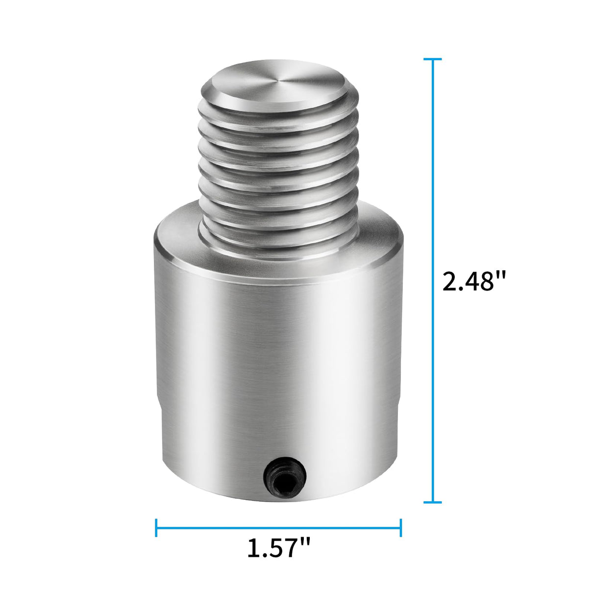 DEEFIINE Woodworking Lathe Headstock Spindle Adapter Convert 1-1/4''×8TPI to 1''×8TPI Thread Chuck Insert Adapter Turning Tool Accessories DEEFIINE