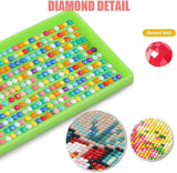 DIY 5D Diamond Art Painting Baseball 16x16 Inch. Round Full Drill Rhinestone Embroidery for Home Wall Decoration Generic