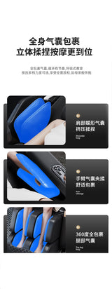 AI Smart Massage Chair, Zero Gravity, Full Body Airbag System, LED Touch Screen, Bluetooth Speakers, 3-Year Service, Black Generic