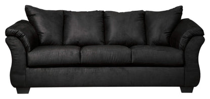 Signature Design by Ashley Darcy Classic Contemporary Sofa, Black