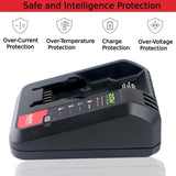 PCC692L 20V MAX Battery Charger Replacement for Porter-Cable 20V Lithium Battery PCC685L PCC680L PCC681L PCC682L, Compatible with Black&Decker LCS1620 20Volts Li-ion Battery Charger LBXR20 LBX4020 zyystarttogo