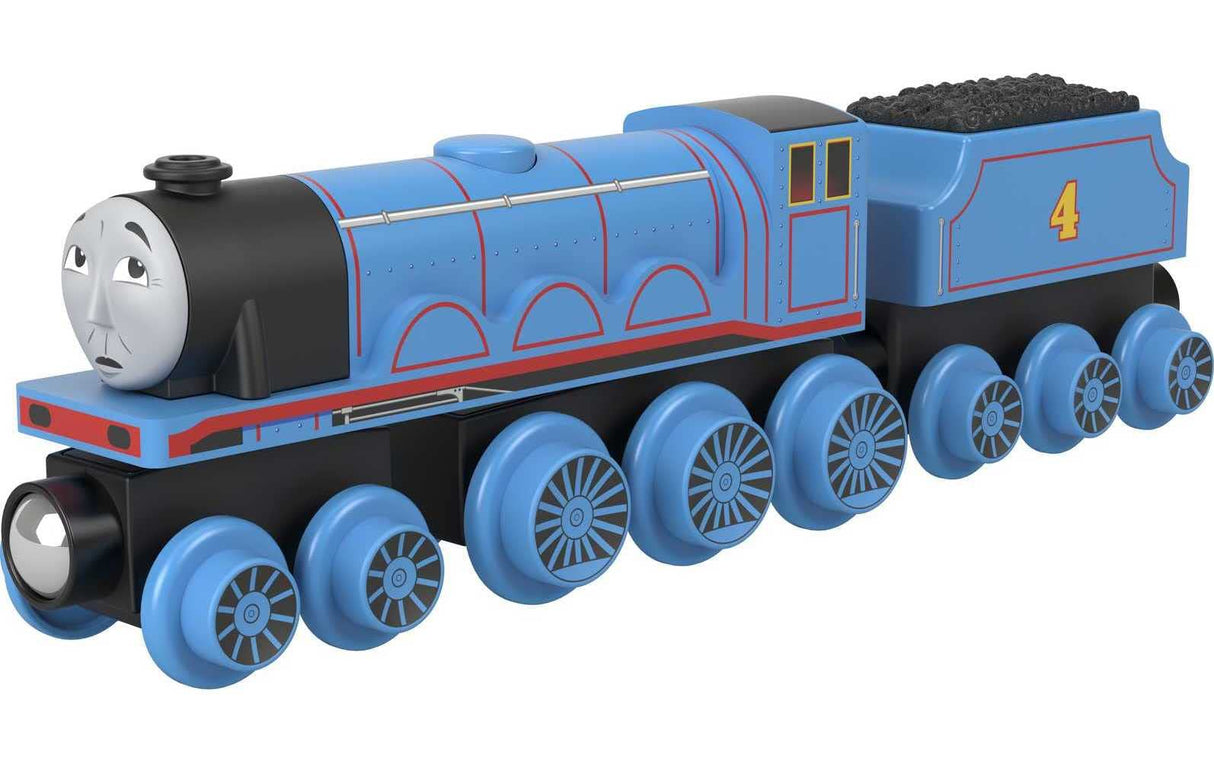 Thomas & Friends Wooden Railway Toy Train Gordon Push-Along Wood Engine & Coal Car for Toddlers & Preschool Kids Ages 2+ Years Thomas & Friends