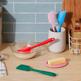 GIR: Get It Right Premium Silicone Spatula - Non-Stick Heat Resistant Kitchen Spatula - Perfect for Baking, Cooking, Scraping, and Mixing - Ultimate - 11 IN, Red GIR