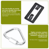 Ninja Warrior Obstacle Course Accessories New Upgraded Buckle for 2” Width Slackline No Tearing Slackline，Quick Buckle – No More Threading，Install in Seconds – Anywhere on The Line Gentle Booms Sports