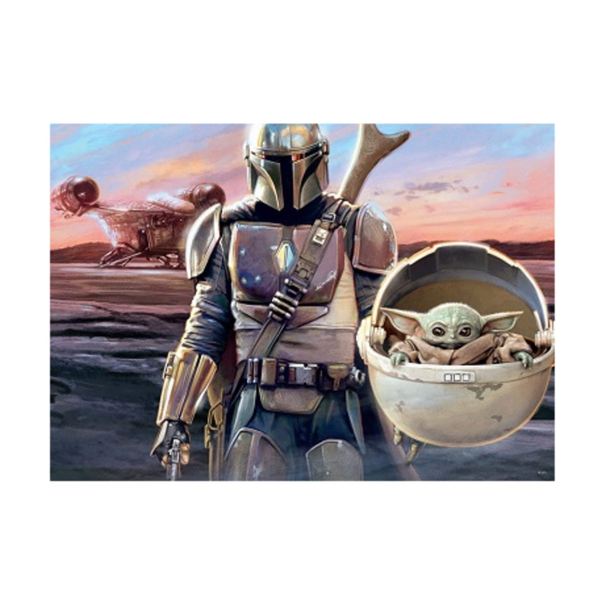 Buffalo Games - Star Wars - This is The Way - 500 Piece Jigsaw Puzzle for Adults Challenging Puzzle Perfect for Game Nights - Finished Puzzle Size is 21.25 x 15.00 Buffalo Games