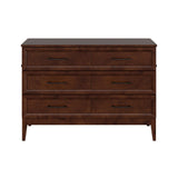 AFI, Santa Fe Full Murphy Bed Chest with 6" Mattress & Built-in USB Charger, Walnut AFI