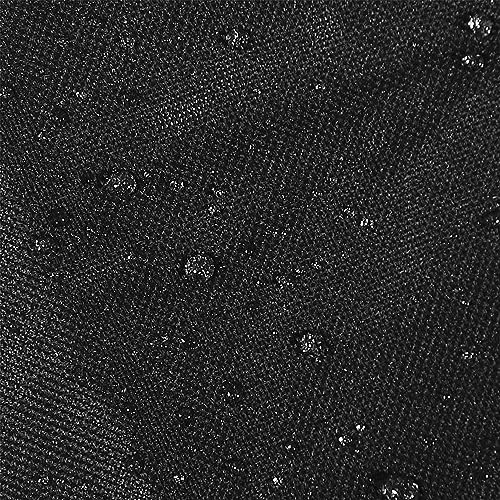 Sunnydaze Outdoor Firewood Log Rack and Cover Combo Set - Black Powder-Coated Steel and PVC - Black Fabric - 8-Foot Sunnydaze