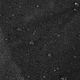 Sunnydaze Outdoor Firewood Log Rack and Cover Combo Set - Black Powder-Coated Steel and PVC - Black Fabric - 8-Foot Sunnydaze