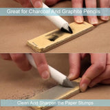 Jeimier 12 Pcs Blending Stumps for Drawing, Tortillions Blending Sticks for Beginner Drawing, Art Blenders, Blending Tools Paper Stumps for Shading Completed, Blending Pencil for Sketching, Softness Jeimier