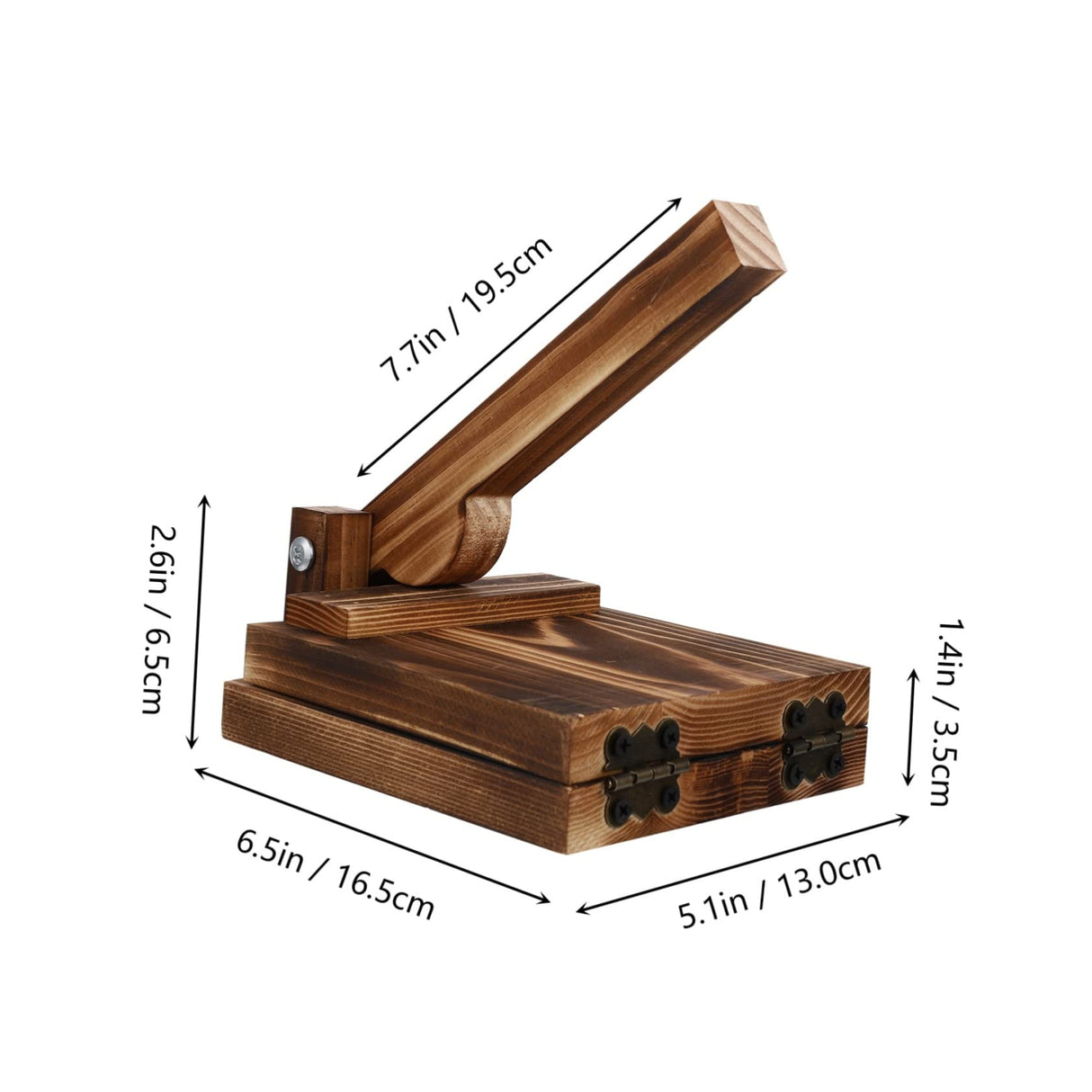 IMIKEYA Wooden Tortilla Press Wood Chapati Maker for Dough Pastry and Dumpling Wrappers IMIKEYA