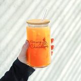 20 Pack Sublimation Glass Cans Transparent Sublimation Beer Glass Can Shaped with Bamboo Lids Borosilicate Glasses Tumbler Mason Jar Cups Mug with Straw for Beer, Juice, Soda, Iced Coffee, Drinks 16oz YOUKE OLA