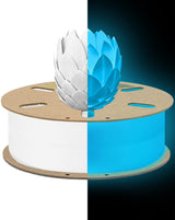 DURAMIC 3D PLA Glow Blue in The Dark Filament 1.75mm 1Kg, 3D Printing Luminous Filament 1.75mm Dimensional Accuracy +/- 0.02 mm, Fit Most FDM 3D Printers DURAMIC 3D