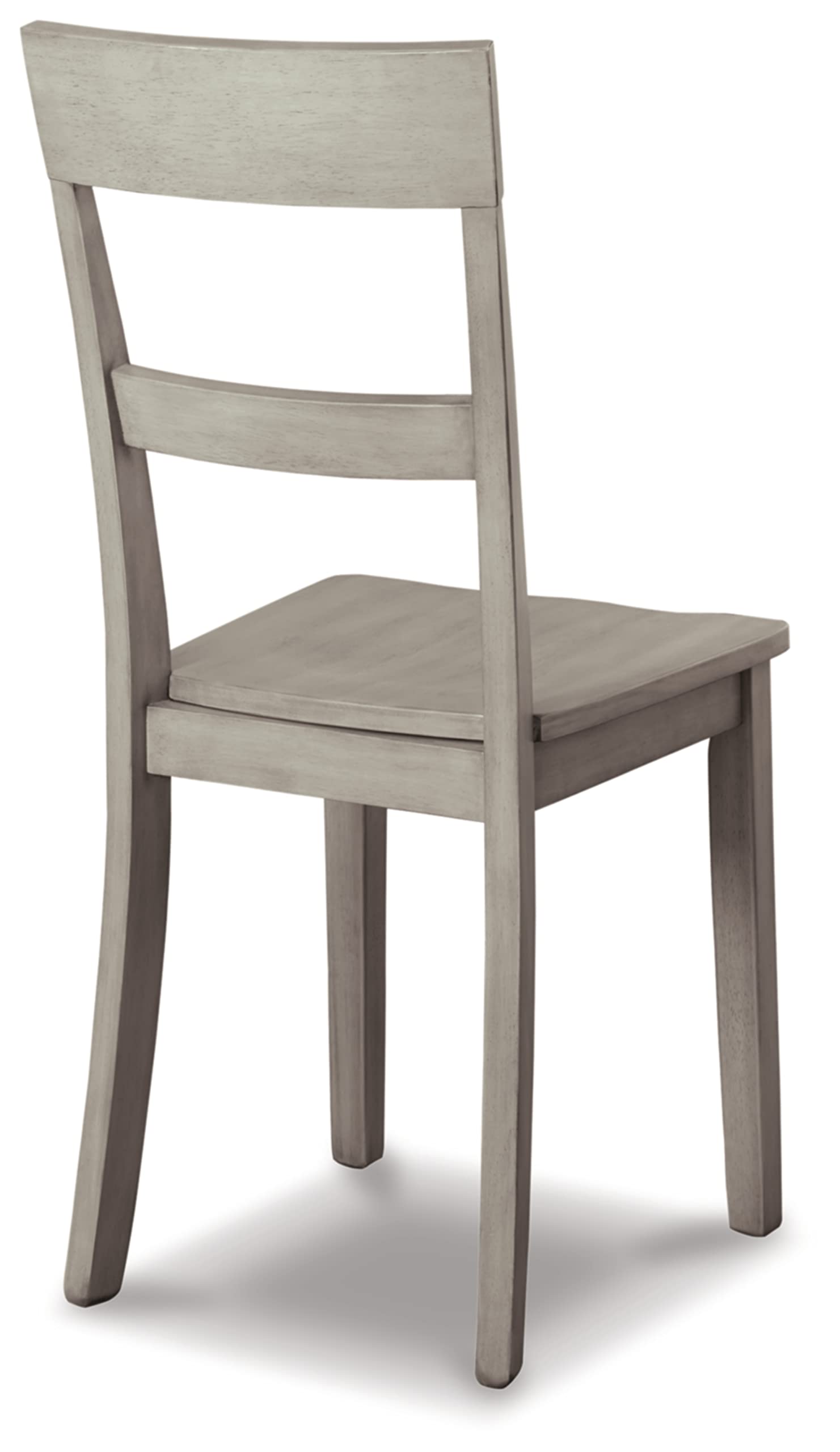 Signature Design by Ashley Loratti Modern Farmhouse 18" Weathered Wood Dining Chair, 2 Count, Gray - WoodArtSupply