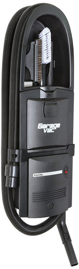 GarageVac GH120-E Black Wall Mounted Garage Vacuum with Accessory InterVac Design