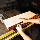 O’SKOOL Miter Gauge Extension Fence System with Standard Slot and Stop Holes,Telescoping Fence and Flip Stop O'SKOOL