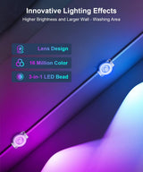Fussion 200ft Permanent Outdoor Lights for House, 2025 Smart RGB LED Outside Lights with APP Remote Control, IP67 Waterproof Eternity Eaves Lighting for Christmas, Halloween, Holiday, Party, Daily Fussion