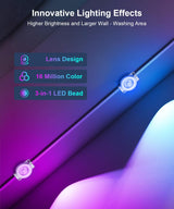 Nexillumi 400ft Permanent Outdoor Lights for House, 2025 New Smart RGB Christmas Lights Outdoor with APP Remote Control, IP67 Waterproof Eternity Eaves Lighting for Halloween Christmas Decorations Nexillumi