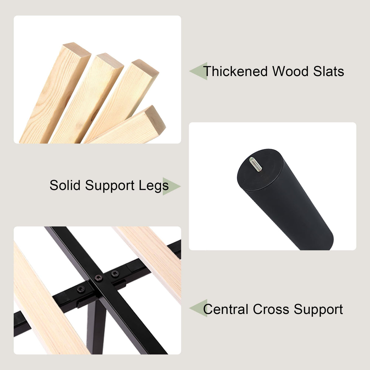 Feonase Full Size Bed Frame with Velvet Luxury Wingback Upholstered Button Tufted Storage Headboard, Full Platform Bed with Charging Station, Sturdy Wooden Slats Support, Easy Assembly, White Feonase