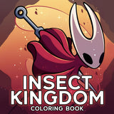Insect Kingdom Coloring Book: Whimsical Game World Coloring Pages Featuring Tiny Bug Knights, Magical Beasts, and Fantasy Mazes for Adults and Teens to Destress Majosta