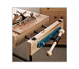 Groz 7-inch Woodworking Front Vise | Cast Iron Body and Socket | Quality Wood Handle | Exceptionally Sturdy | Perfect for Professional Craftsmen and Woodwork Studios (39020) Groz