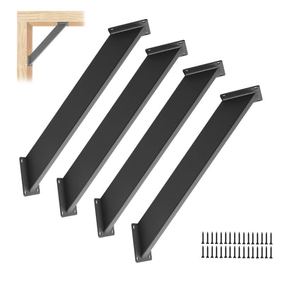 4 Pcs 45 Degree Angle Support Brackets, Pergola Kit Heavy Duty Connector for Wooden Structures Support for Gazebos, Tree Houses, Cabins and Patios