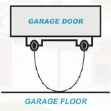 Garage Door Weather Seal - Bottom Seal Bead Type - Grey Vinyl (16') Earthtec