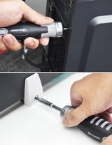 ROLLINGDOG Ratcheting Screwdriver Set - 42Pcs,Non Magnetic,Smooth Ratcheting Action,Ideal for Electronics,Home Maintenance,Office,Bike.Durable Versatile Tool Kit ROLLINGDOG